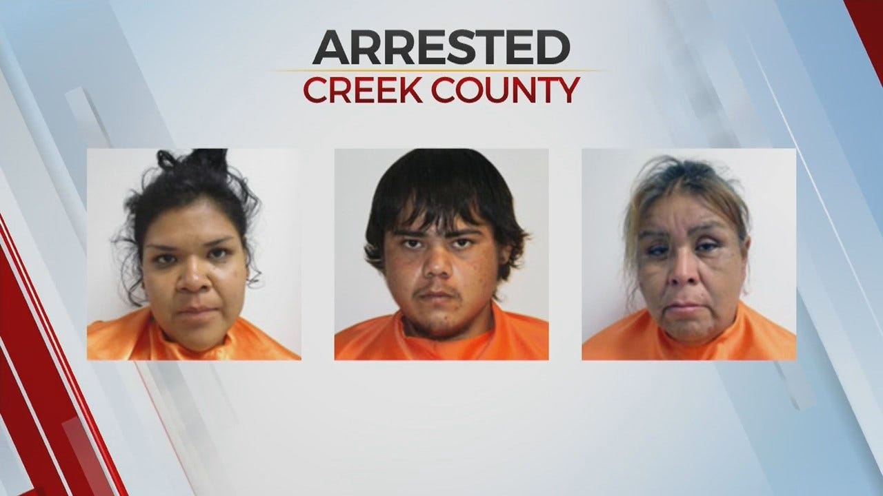 Creek Co. Deputies Arrest 4 After Finding A Child In SUV Sleeping Next To Bag Of Drugs
