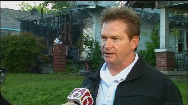 WEB EXTRA: Tulsa Fire Captain Stan May Talks About The House Fire