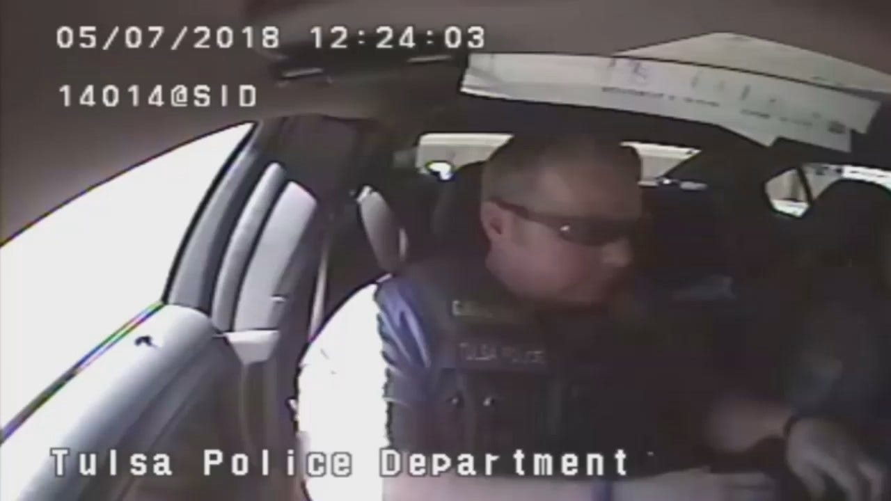 WEB EXTRA: Fatal Officer-Involved Shooting Video From Camera Inside Tulsa Police Car