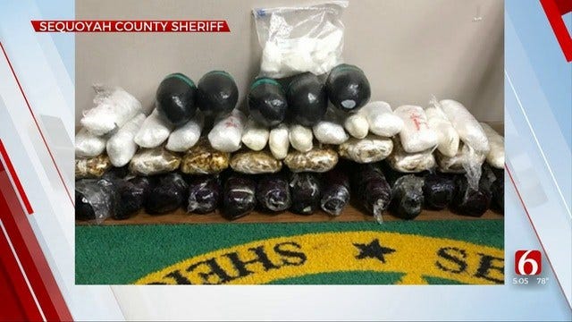 Traffic Stop Turns To Meth Bust In Sequoyah County