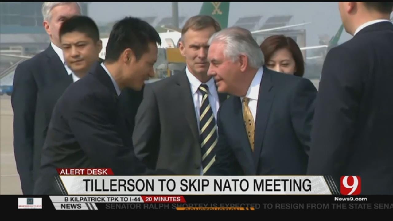 Tillerson To Skip Meeting Of NATO Foreign Ministers