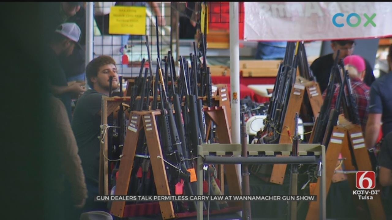 Gun Dealers Speak On Permitless Carry Law At Tulsa Gun Show