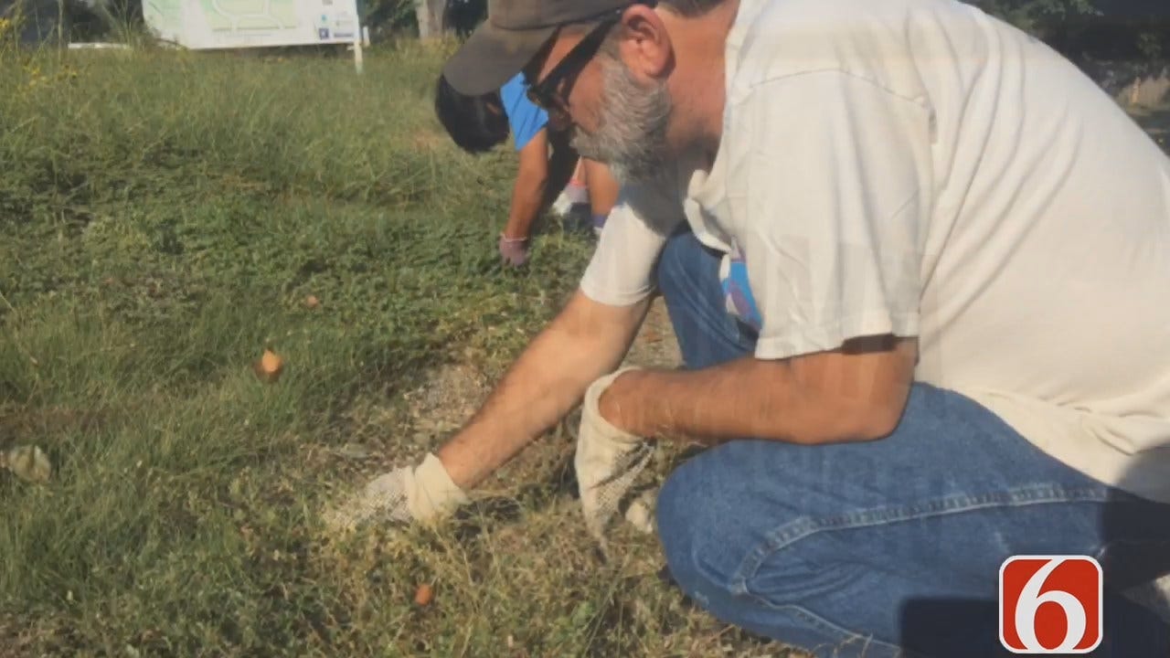 City Workers, Volunteers Team Up To Clean Crow Creek