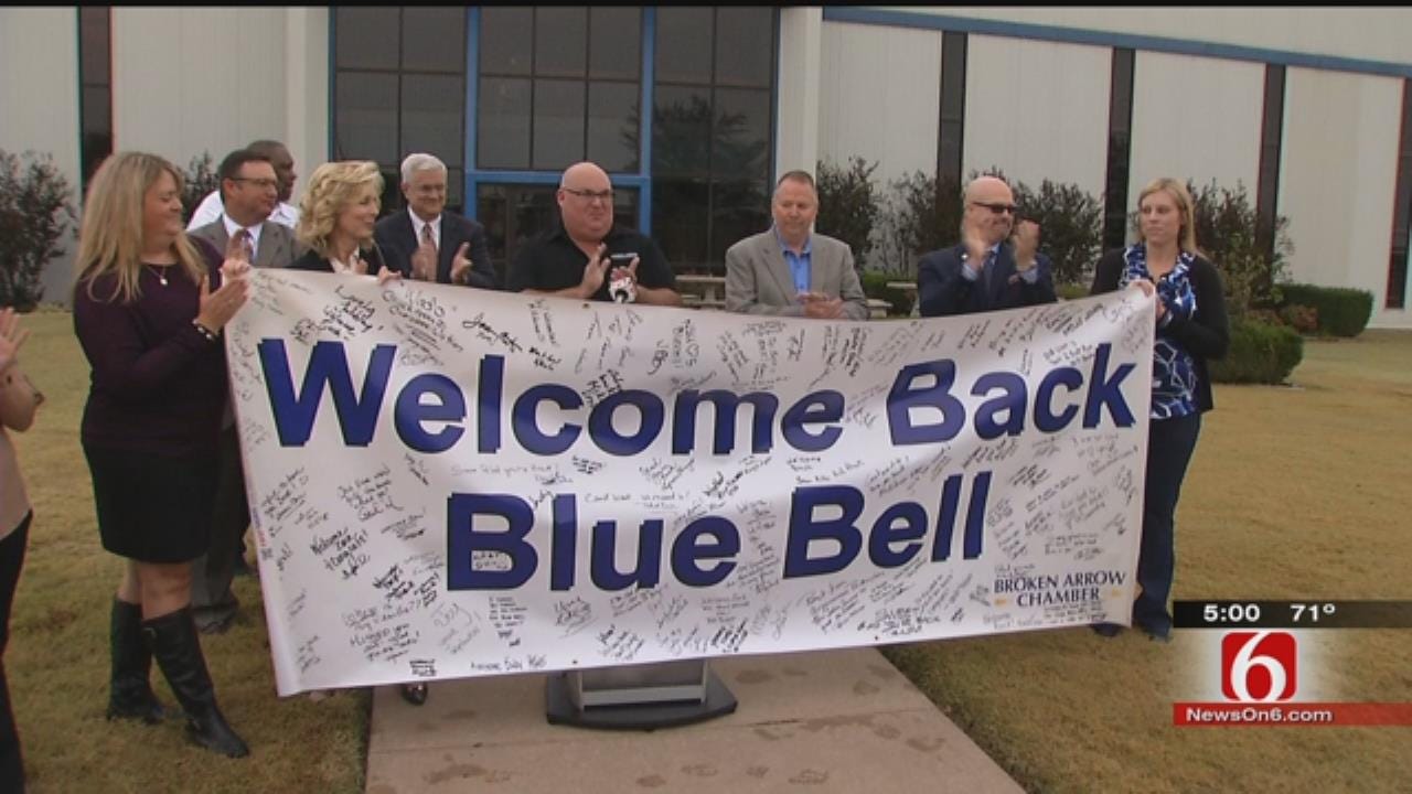 Broken Arrow Chamber Celebrates Blue Bell's Return To Tulsa Area Stores