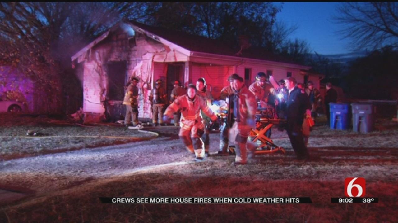 Tulsa Firefighters: Alternate Heat Sources Could Spell Disaster This Winter