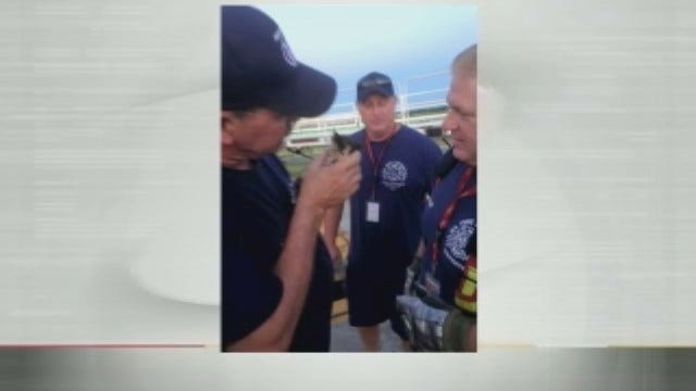 Firefighters Rescue Kitten At Tulsa Airport