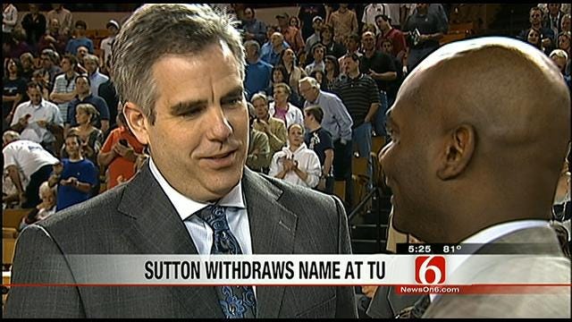 Sutton Withdraws Name At TU