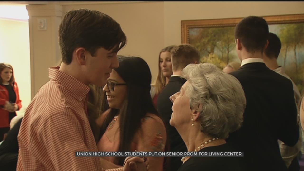 Union High Seniors Give Senior Living Center A Special Prom Night
