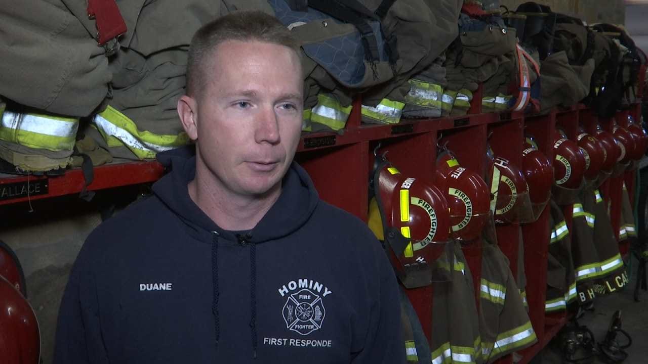Hominy Firefighter Creates Group For First Responders Struggling With Suicide