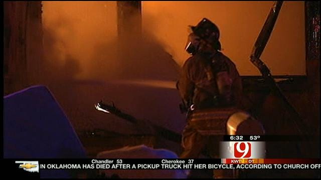 Woman Rescued From Burning NW OKC Home