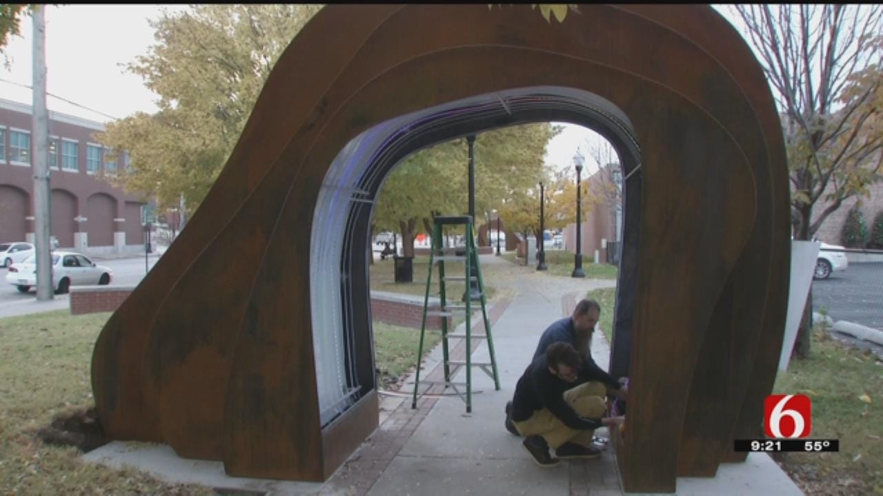Interactive Art Comes To Downtown Tulsa Park