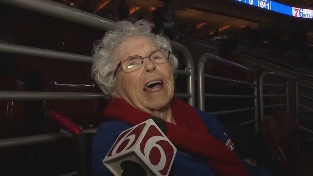 Retired 98-Year-Old Bartlesville Native Attends Thunder Game In Philly