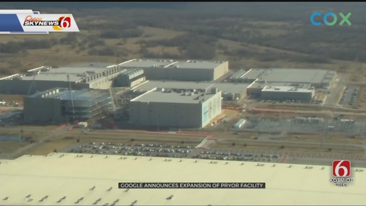Google Announces Additional $600 Million Investment In Pryor Facility