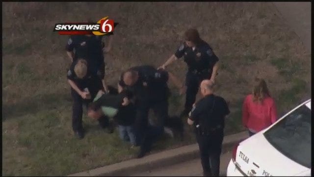 High-Speed Police Chase Ends At Midtown Tulsa Home