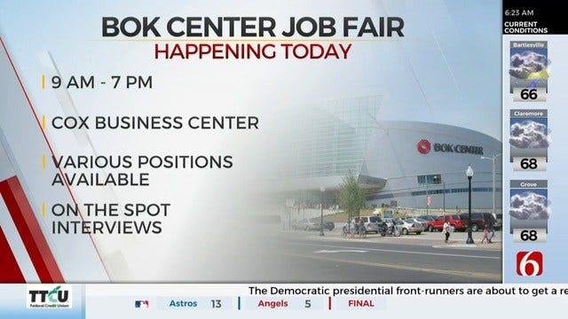 Tulsa's BOK Center Holds Job Fair