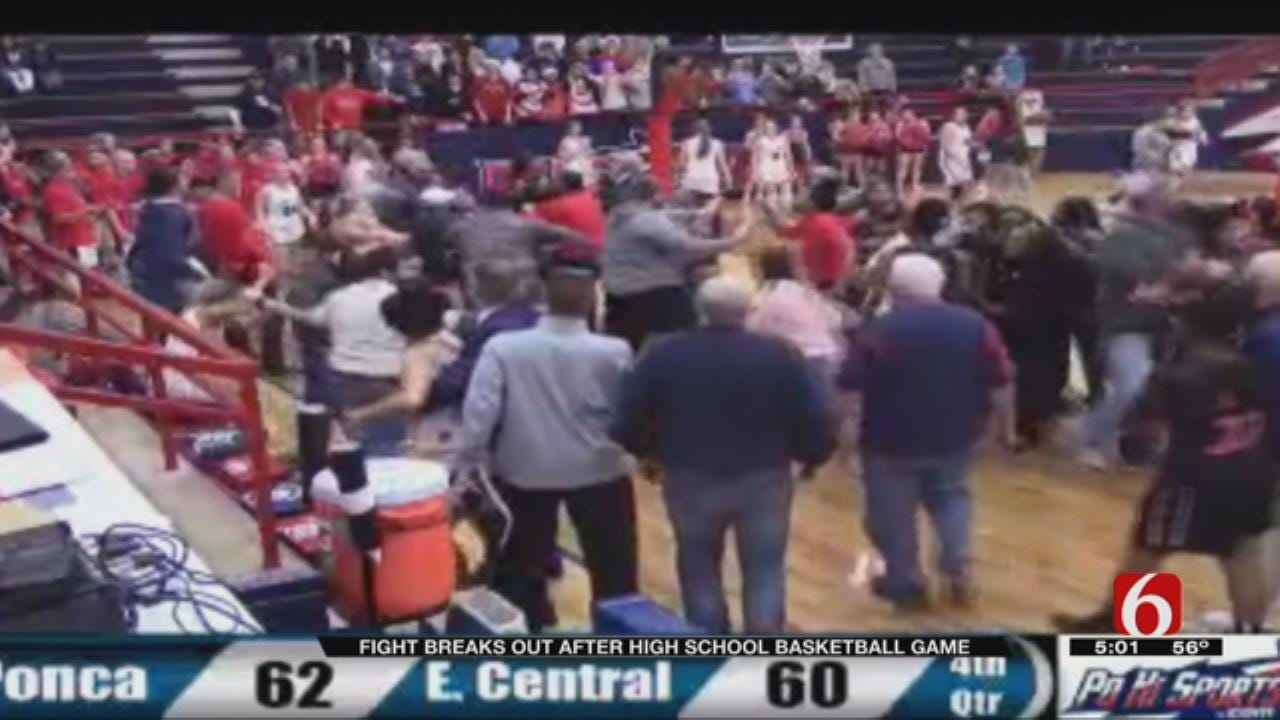 Brawl Breaks Out At Tulsa High School Girls Basketball Game
