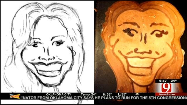OKC Dad Creates Pancake Art For News 9 Anchors