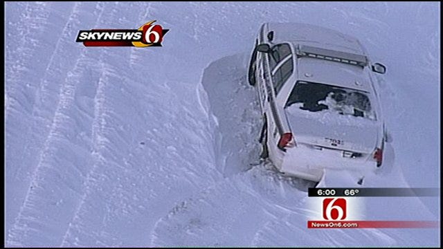 Tulsa Police: Dozens Of Abandoned Cars Broken Into During Blizzard
