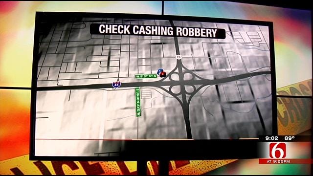 Police Seek Man In West Tulsa Armed Robbery