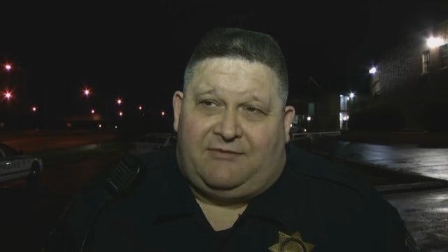 WEB EXTRA: Tulsa Police Cpl. R.W. Solomon Talks About Man On The Roof