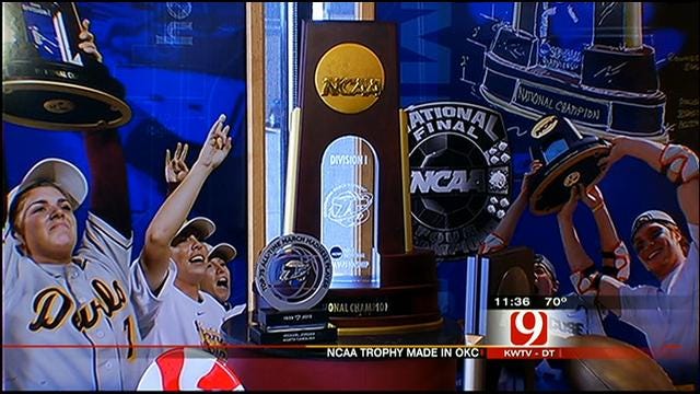 OKC Company Makes NCAA Championship Trophy