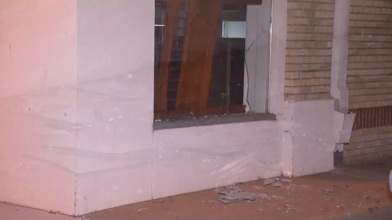 WEB EXTRA: Video From Scene Of Tulsa Business Burglary