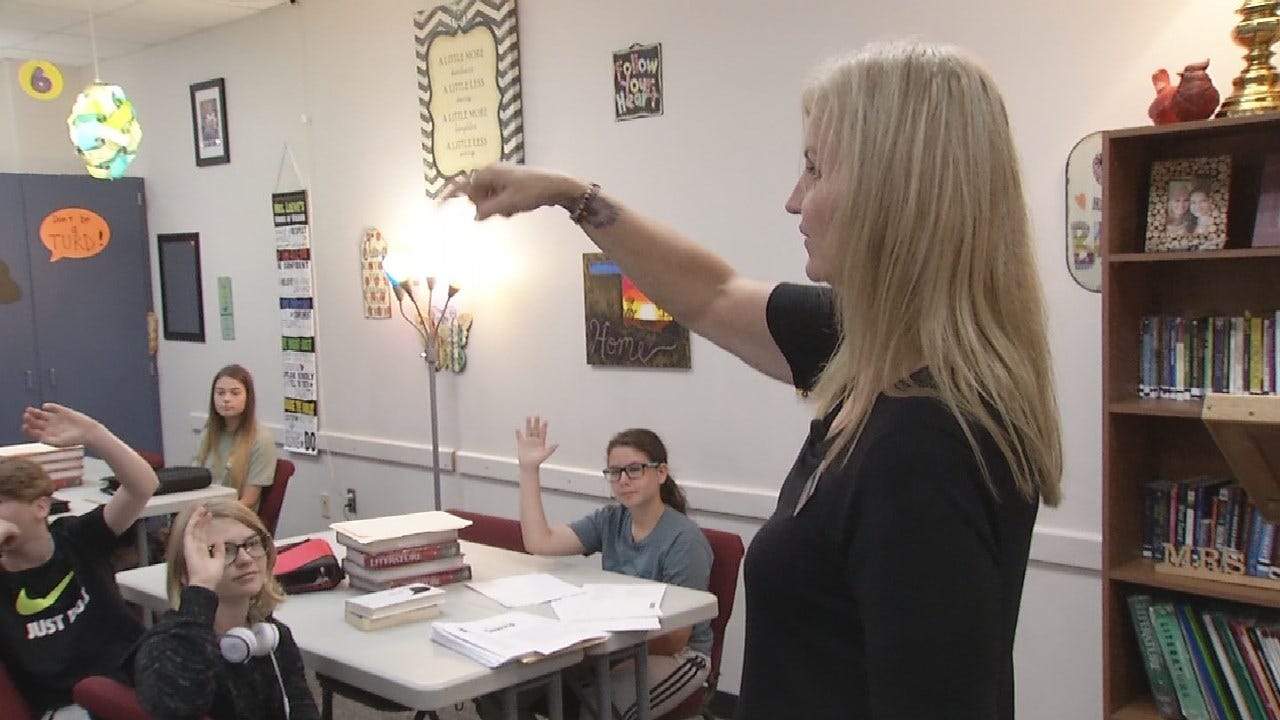 Collinsville Teacher Helps Students Learn About Emotional Baggage