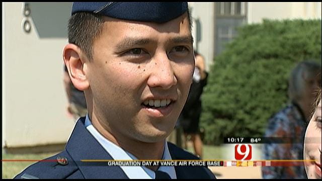 News 9 Attends Graduation At Vance Air Force Base