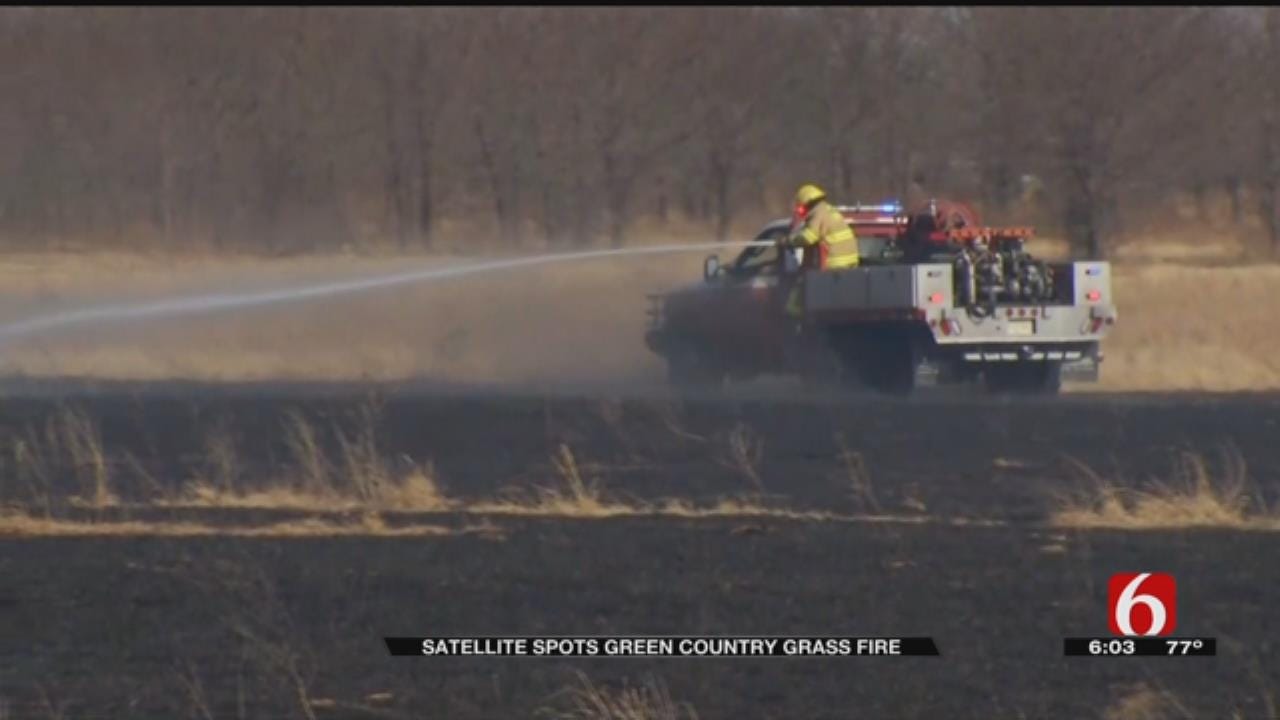 Satellite System Alerts Firefighters To Mayes County Grass Fire
