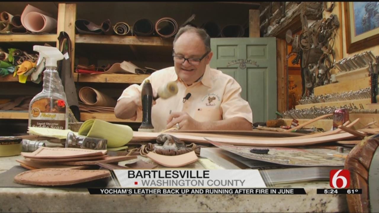 Longtime Bartlesville Leather Shop Rebounds After Fire