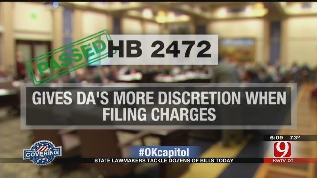 OK State Lawmakers Pass Long List Of Bills