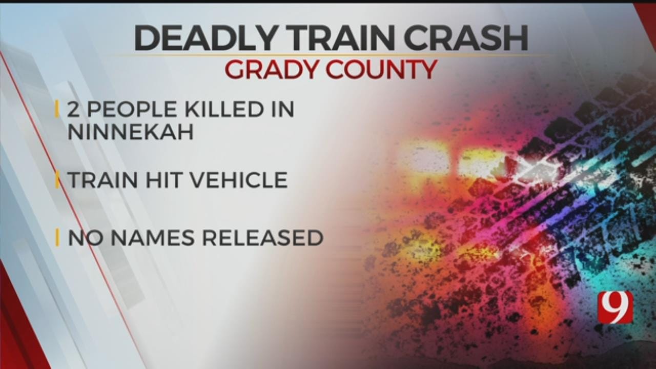 2 Killed When Train Hits Vehicle In Grady County
