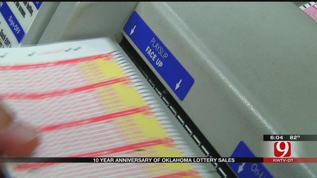 Oklahoma Lottery Hits Decade Mark