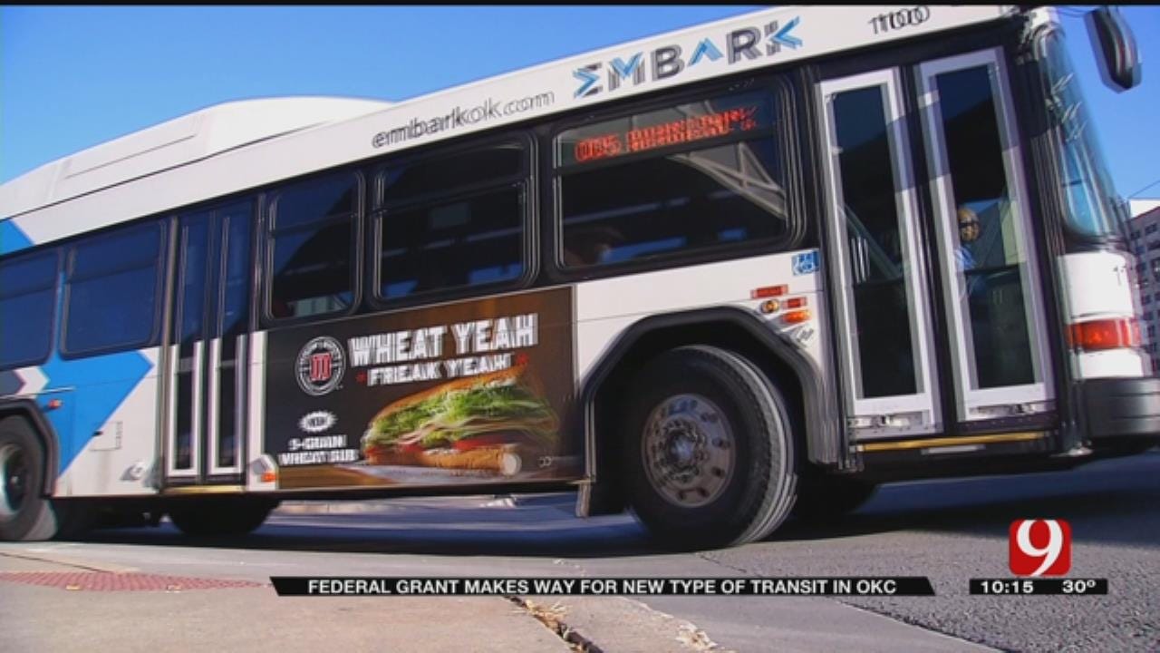 OKC Using Federal Grant To Create Bus 'Rapid Transit System'