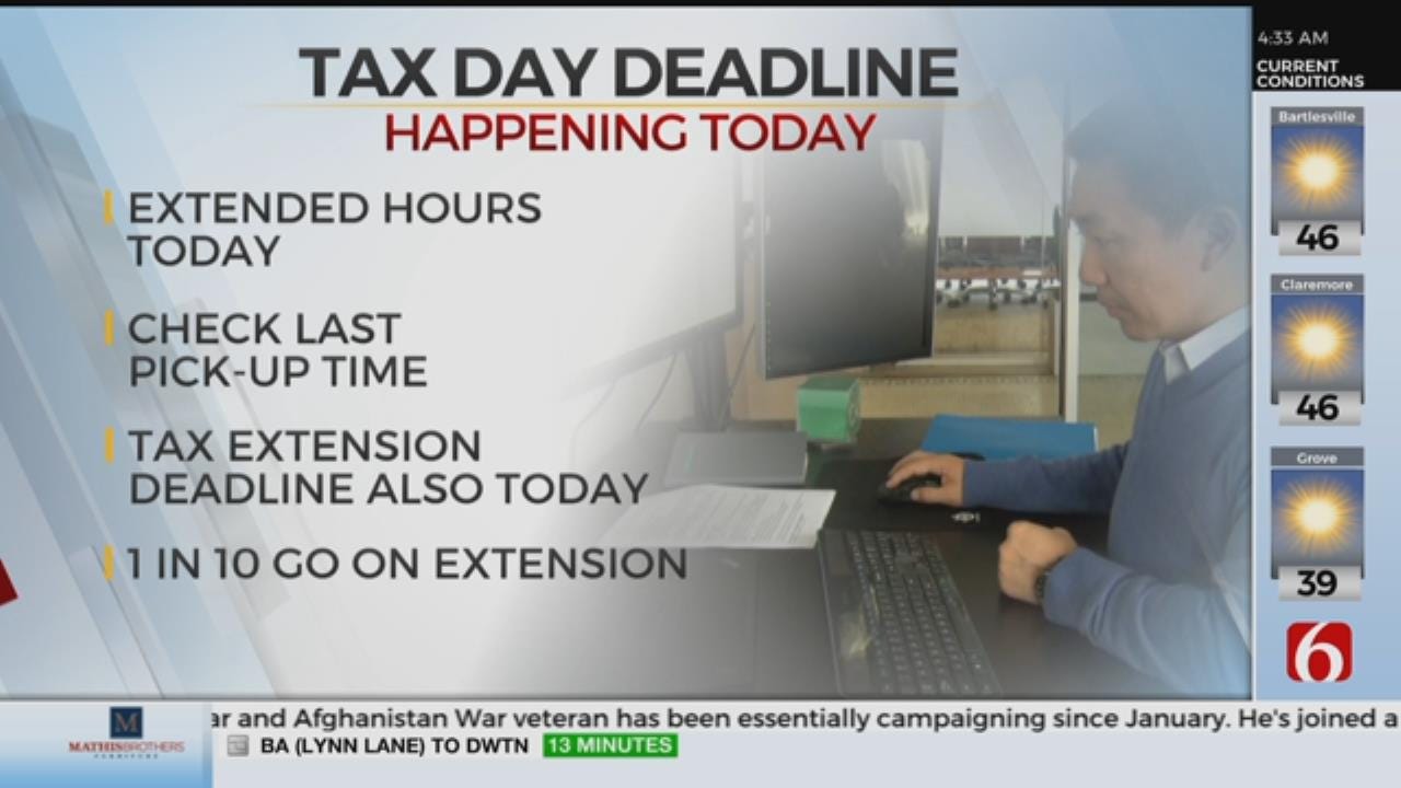 Post Office Open Late For Tax Day Deadline