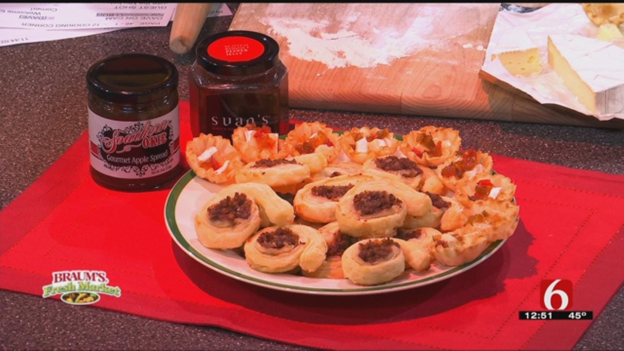 Holiday Appetizers: Sausage Pinwheels & Brie Bites