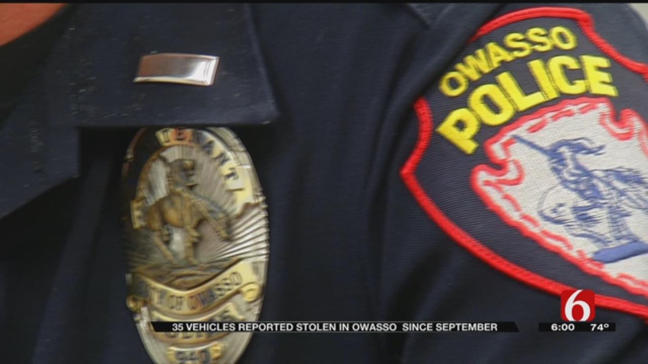 Owasso Car Theft Spike Drops After Police Patrol Increase