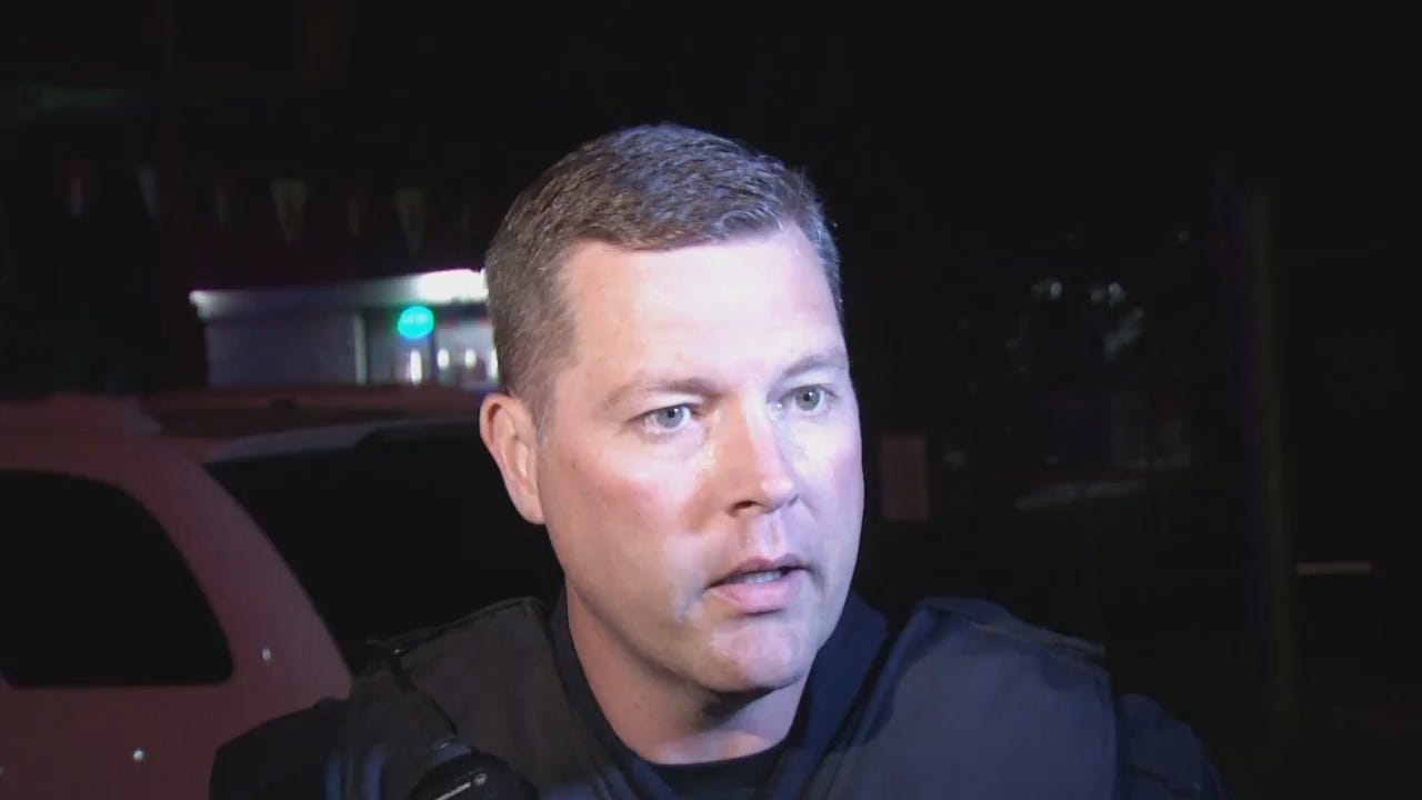 WEB EXTRA: Tulsa Police Sgt. Andrew MacKenzie Talks About Chase, Shooting