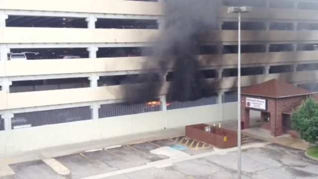 WEB EXTRA: Video Of The Pickup Fire And School Evacuation [Jeff Hartung]