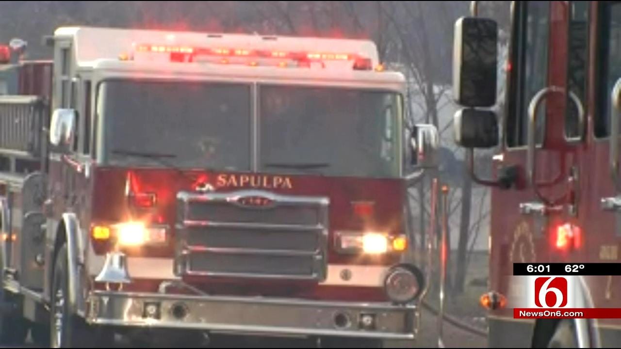 Grass Fire Between Sand Springs And Sapulpa