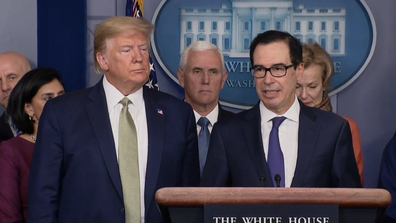 Mnuchin: 'We Are Looking At Sending Checks To Americans Immediately'