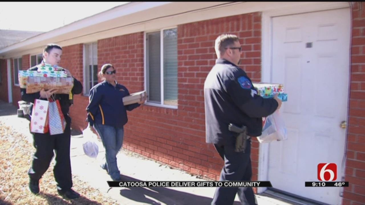 Catoosa Police Deliver Gifts To Community