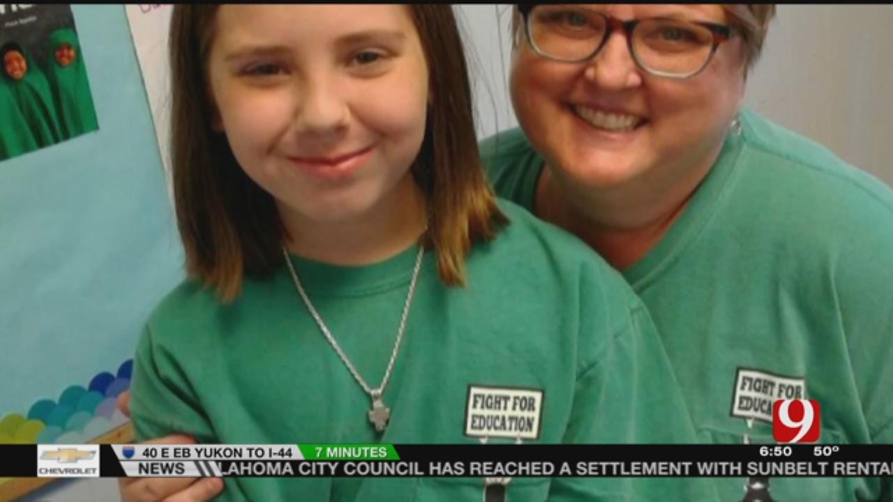 Moore 6th Grader Leads Push For Education Funding