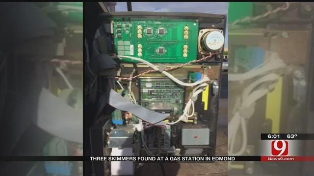 Three Credit Card Skimmers Found At Edmond Gas Station