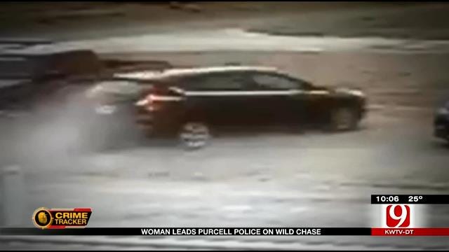 Woman Leads Purcell Police On Wild Chase