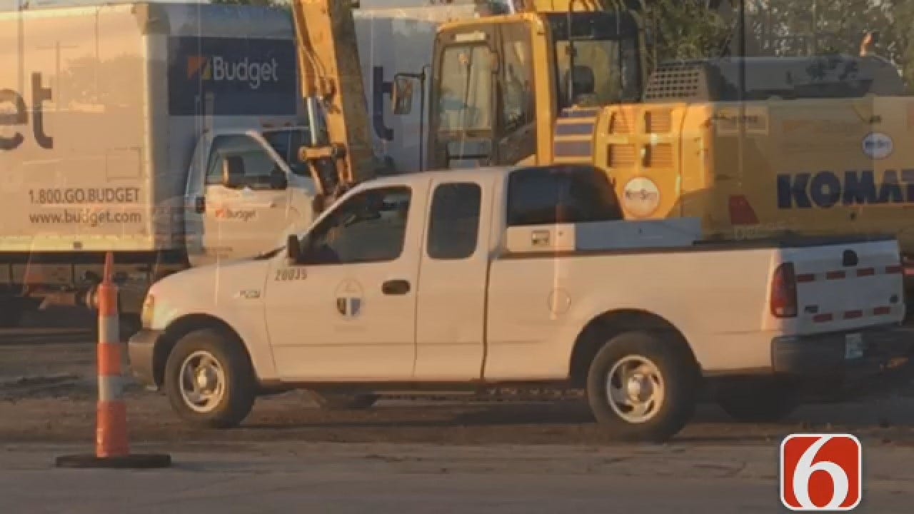 Joseph Holloway Says Workers Repairing Broken Tulsa Water Line