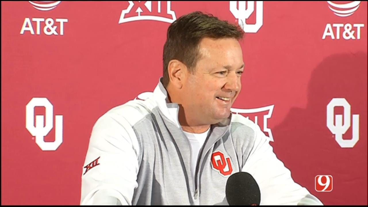 Bob Stoops' Weekly News Conference As OU Gets Set For WVU Matchup