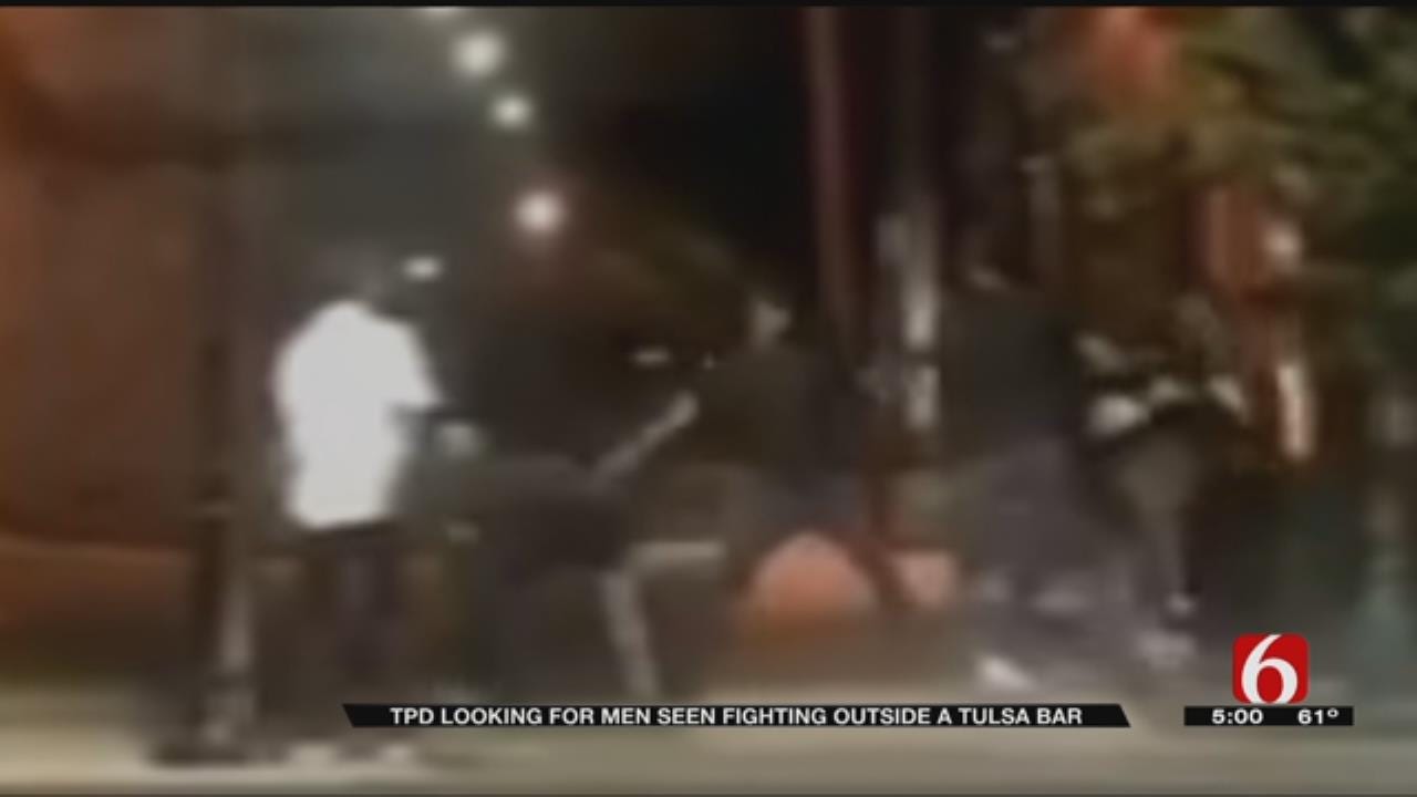 Man Knocked Unconscious Outside Downtown Tulsa Bar