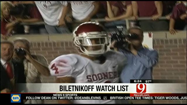 OU's Stills On Biletnikoff Watch List