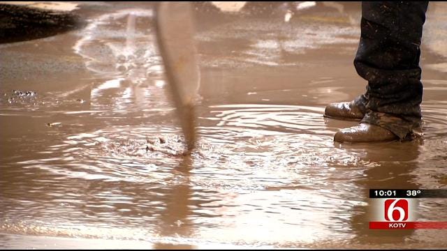 Downtown Tulsa Intersection Closed By Water Line Break